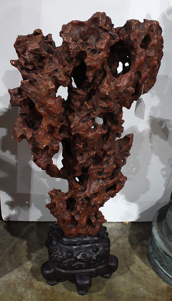 Chinese  Red Scholar's Rock (1 of 1)