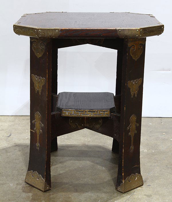 Korean Octagonal Side table (1 of 3)