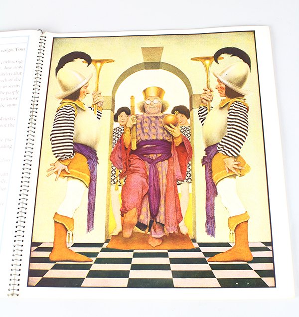 The Knave of Hearts: The Knave of Hearts, by Louis Saunders, pictures by Maxfield Parrish, Artist and Writers Guild Racine, Wisconsin, 12.5"h x 11.5"w