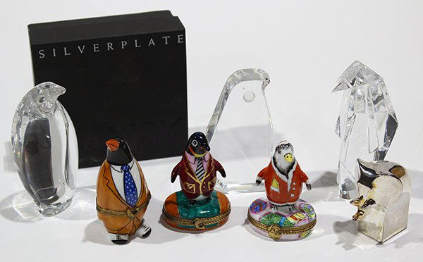 (lot of 7) Penguin group including three Limoges (1 of 1)