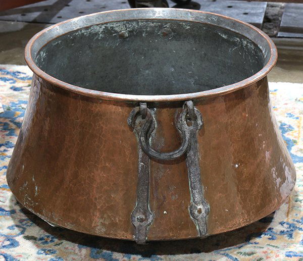 Large copper candy pot (1 of 2)