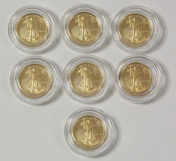 (Lot of 7) United States five dollar American Eagle (1 of 4)