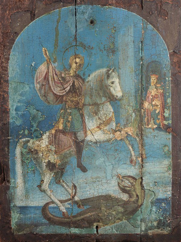 Painting, Michael and The Dragon (1 of 1)