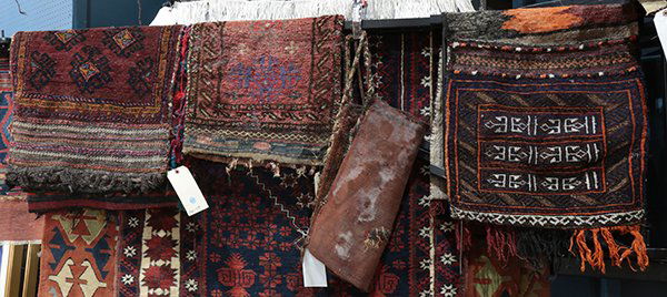 (lot of 4) Persian bagfaces, largest: 3'4 x 21" (1 of 1)