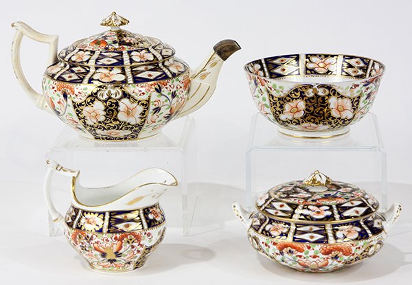 (lot of 4) Royal Crown Derby porcelain (1 of 2)