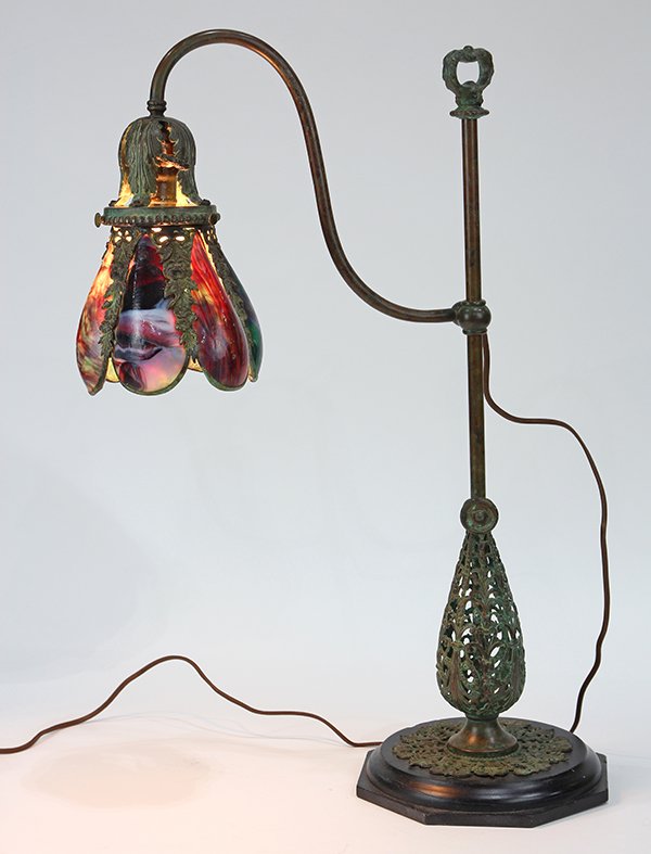 Victorian telescoping desk lamp (1 of 4)