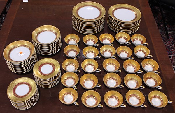 (Lot of 96) Heinrich Bavarian partial table service, (1 of 5)