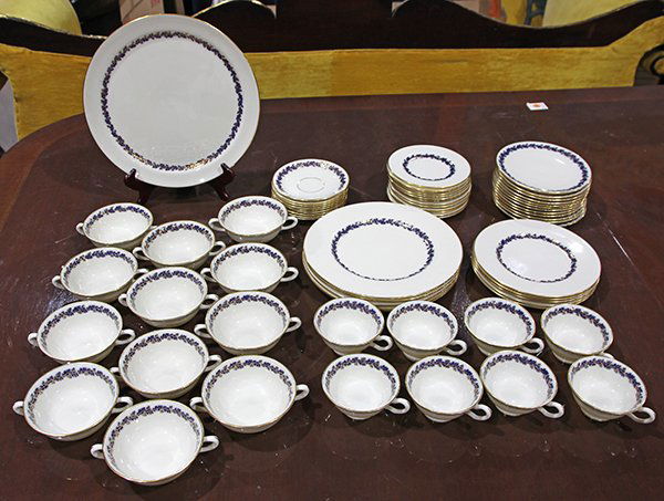 (Lot of 55) Lenox partial porcelain table service, each (1 of 3)