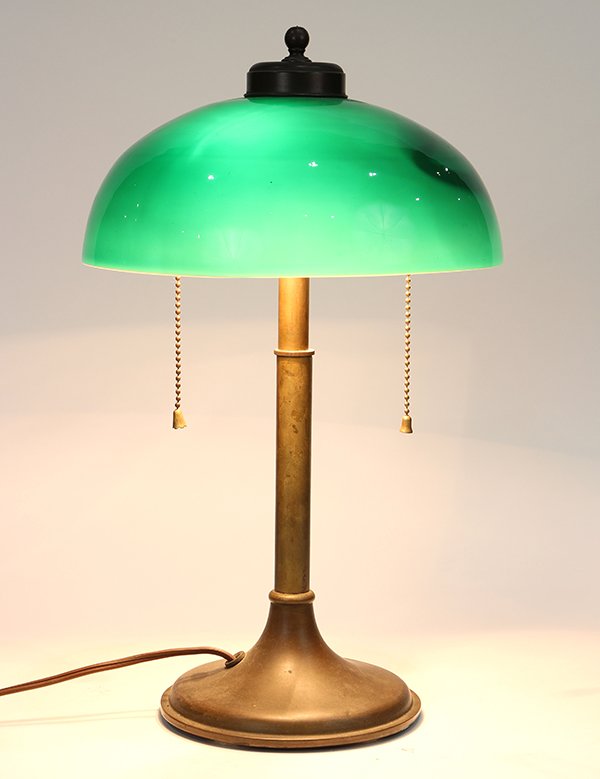 Edward Miller & Co. brass student lamp (1 of 3)