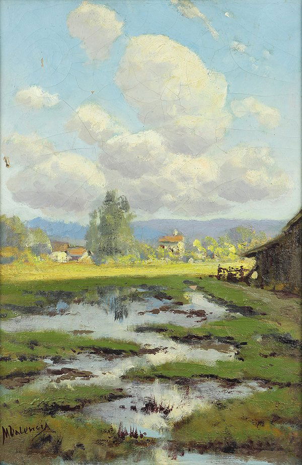 Manuel Valencia, painting (1 of 4)