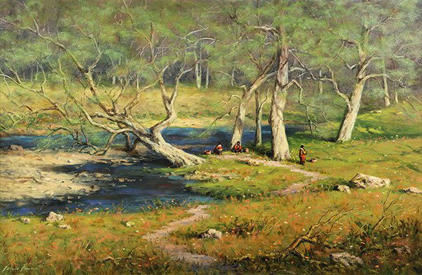 Heinie Hartwig, painting (1 of 4)