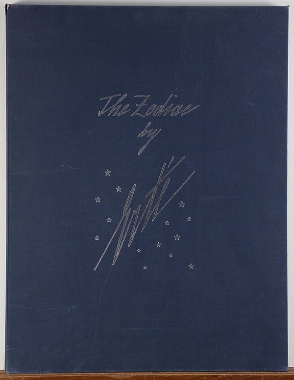 Portfolio, Erte, the Zodiac: Erte (French, 1892-1990), The Zodiac, 1982, portfolio of screenprints consisting of 7 of the 12 screenprints in colors, each pencil signed lower right, titled lower center, and editioned 225/350, publ