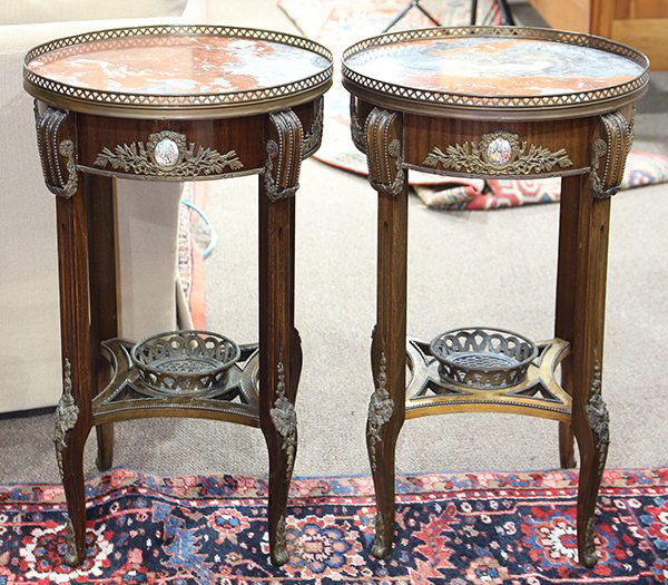 Pair of Louis XV style gueridons (1 of 4)
