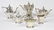American William B. Durgin sterling silver six piece - 2