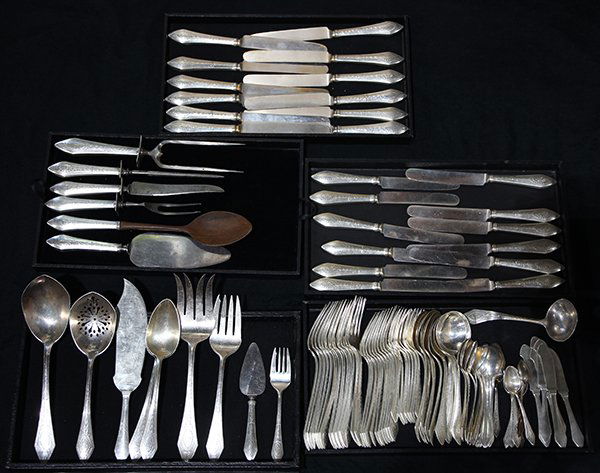 American William B. partial flatware service, 95.03 (1 of 2)