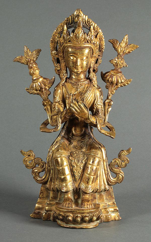 Himalayan Gilt Bronze Bodhisattva (1 of 6)