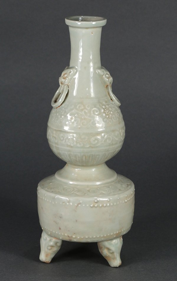 Chinese Celadon Ceramic Bottle (1 of 6)