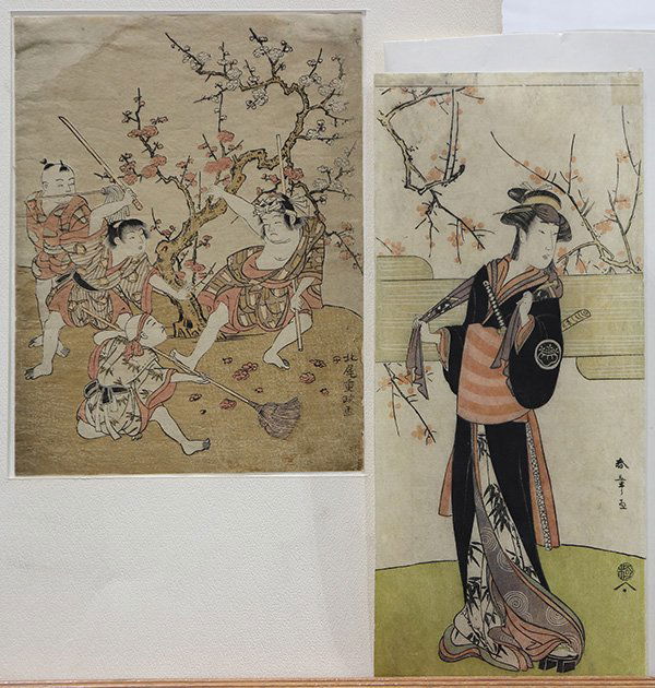 Japanese Woodblock Prints, Shunsho, Shigemasa, 18 c (1 of 4)
