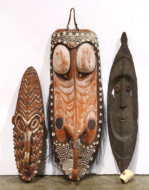 (lot of 3) Sepik River Papua New Guinea carvings (1 of 1)