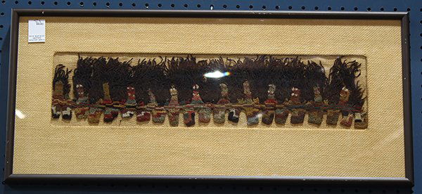 Framed Pre-Hispanic textile remnant, Nazca, Peru, (1 of 1)