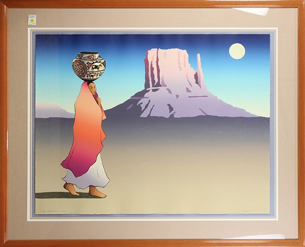 Print, Rudolph Carl (R.C.) Gorman, Full Moon (1 of 1)