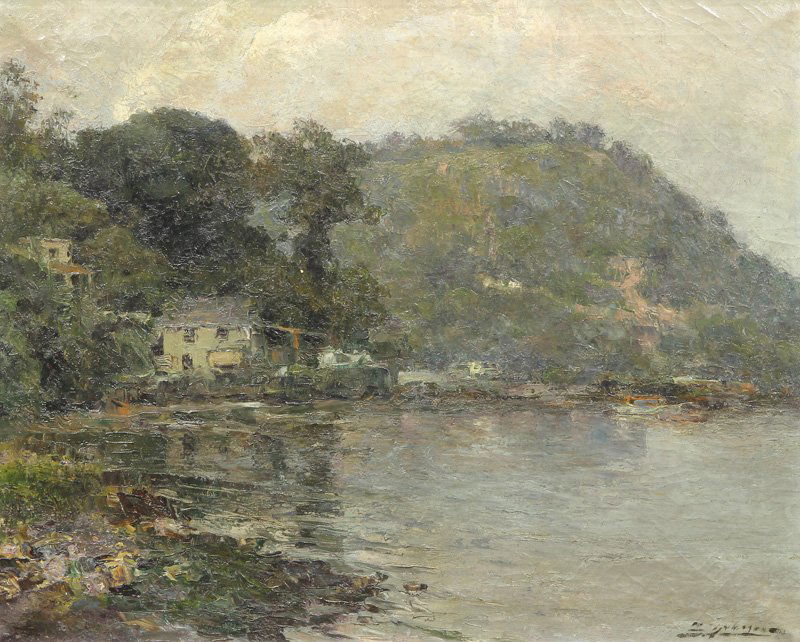 American School (20th c.), A Corner in the Hudson (1 of 4)