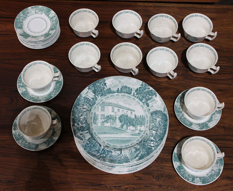 (lot of 45)  Wedgwood pottery University of California (1 of 2)
