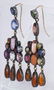 Pair of multi-stone, silver and 14k yellow gold - 2