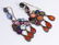 Pair of multi-stone, silver and 14k yellow gold - 3