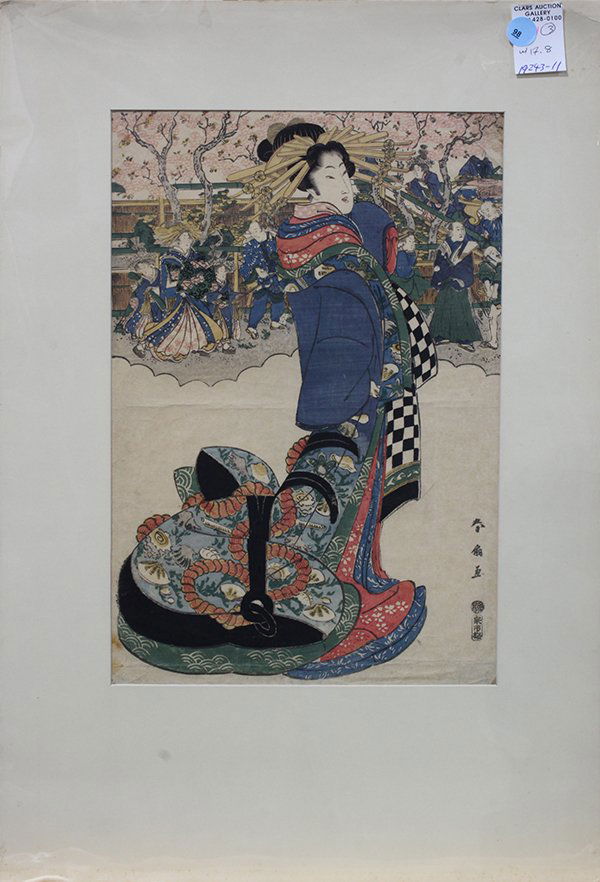 Japanese Woodblock Prints, 19c (1 of 4)