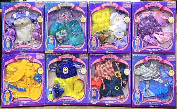 (Lot of 8) Disney Sweethearts doll clothes, fits most (1 of 1)
