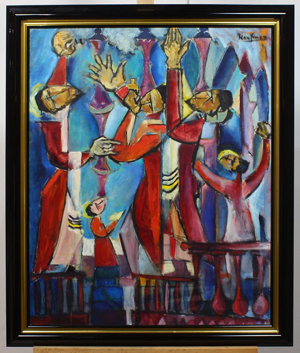 Painting, Dancing Rabbi (1 of 1)