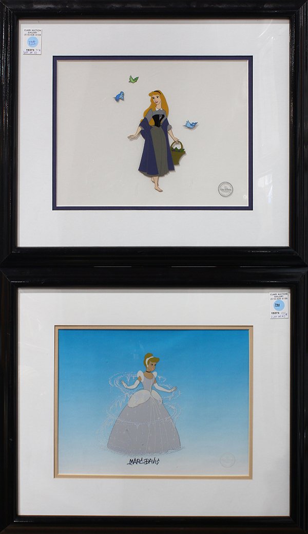 Cinderella and Sleeping Beauty, Sericels (1 of 1)