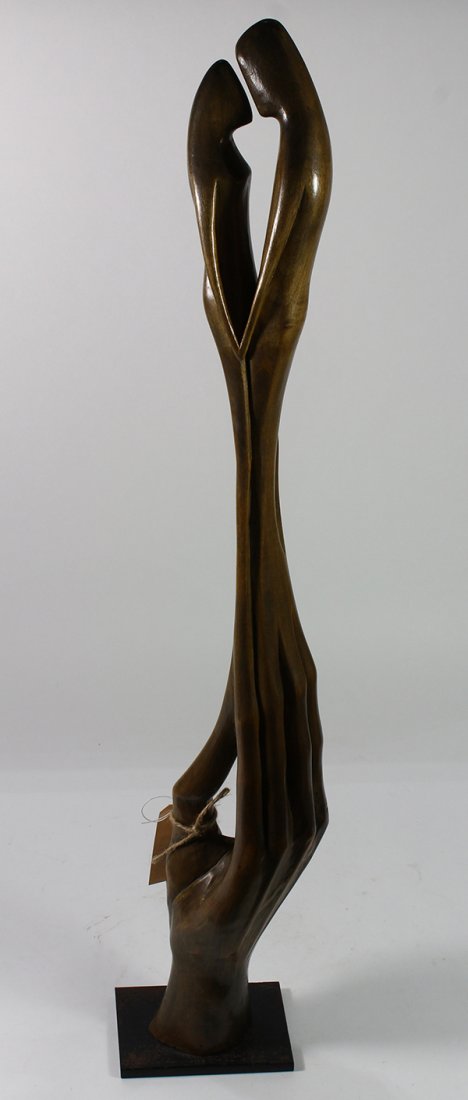 Pierre Margara, wood sculpture (1 of 3)