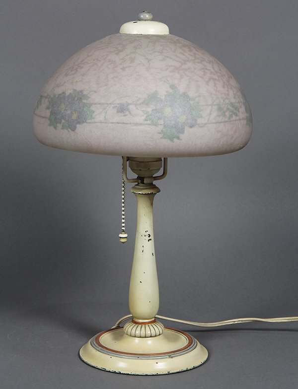Handel reverse painted table lamp (1 of 3)