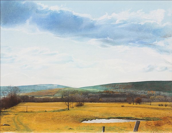 William Beckman, watercolor and pastel (1 of 5)