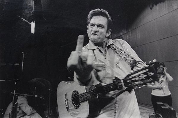 Photograph, Jim Marshall, Johnny Cash, San Quentin (1 of 4)