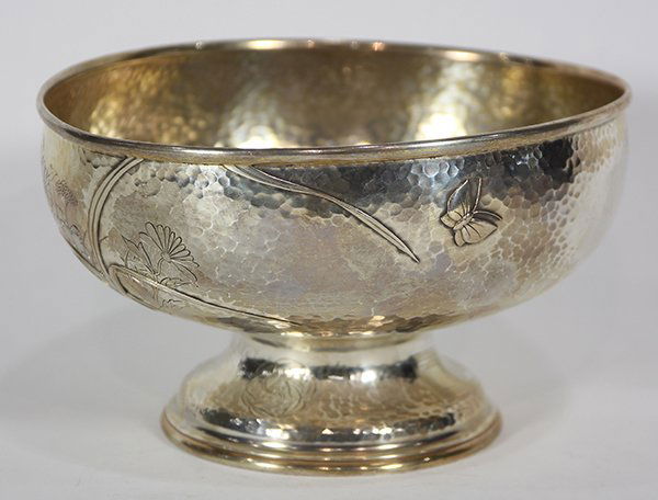 Tiffany & Company sterling silver pedestal bowl, the (1 of 5)