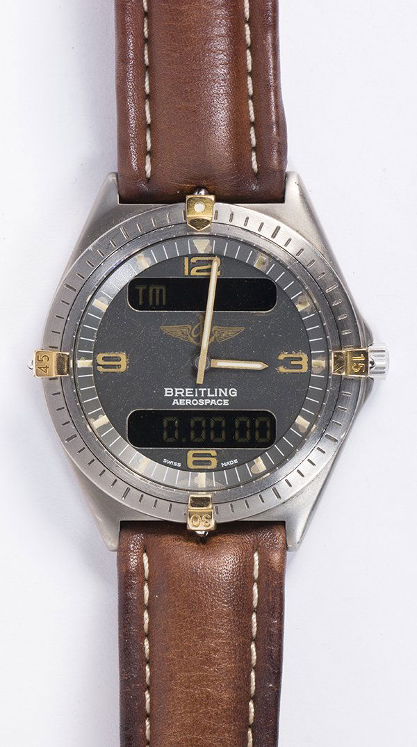 Breitling Navitimer Aerospace Analog Digital Titanium (1 of 3)