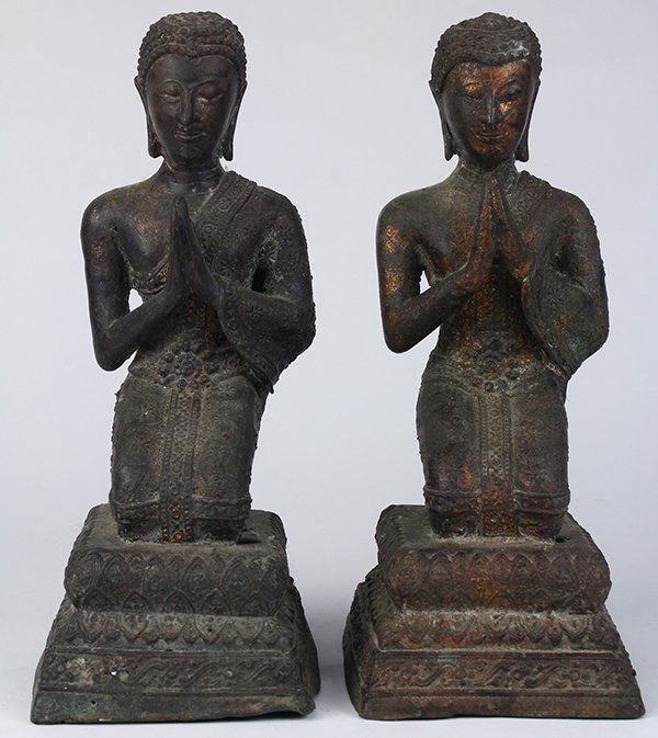 Two Thai Votive Figures