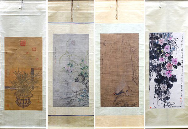 Chinese Scrolls, Flowers and Birds (1 of 10)