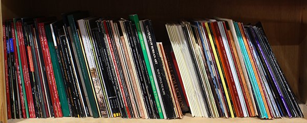 One Shelf of Asian Art Auction Catalogs (1 of 1)