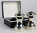 (lot of 4) Two pairs of Empire sterling silver mounted - 2