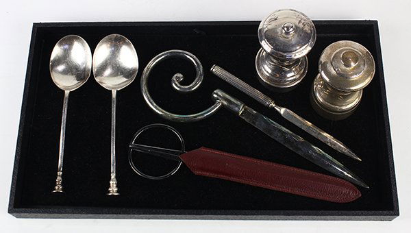 (lot of 7) Silver group consisting of a pair of (1 of 1)