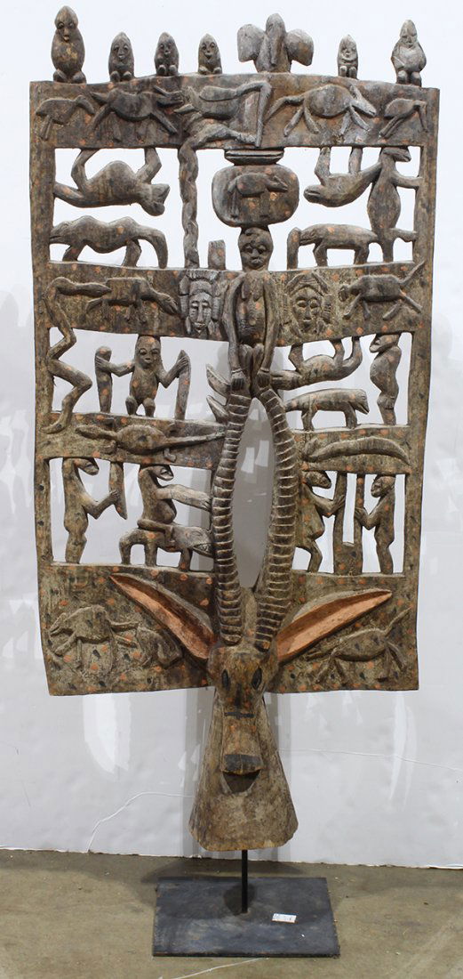 West African bas-relief dance crest (1 of 2)