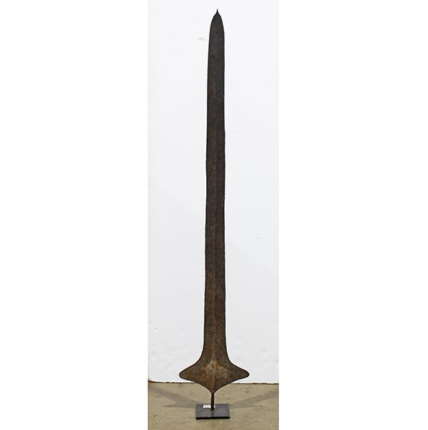 African Congo metal currency blade, early 20th Century, (1 of 2)