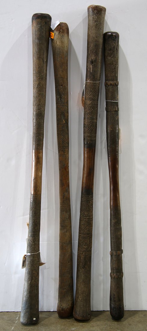 (lot of 4) West Africa, Dogon, Mali, old wooden (1 of 2)