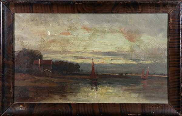 Paintings, Sailing Boats at Dusk (1 of 2)