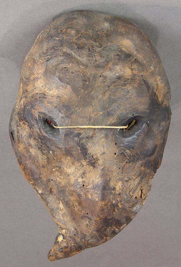 Himalayan mask, Nepal, small, age and use uncertain, (1 of 1)