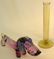 4016: Murano Glass Vase, Dachsund